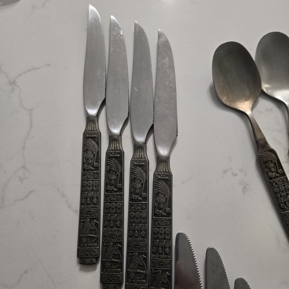 Vintage Norwegian Cutlery Set - Picture 7 of 9